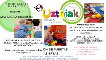ESCUELA INFANTIL UZTAIAK