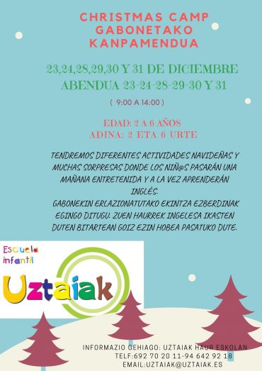 CAMPAMENTO DE NAVIDAD 2020